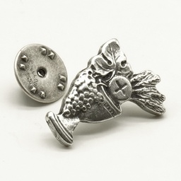 Heavenly Silver Metal Catholic Pin - Made in Italy - Communion - Artesano