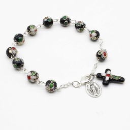 Miraculous Cloisonne Catholic Rosary Bracelet - Mama Mary Miraculous - Artesano